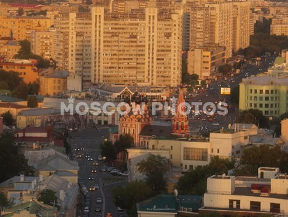 Вид сверху на церковь Николая Чудотворца на Болванке - фото №115