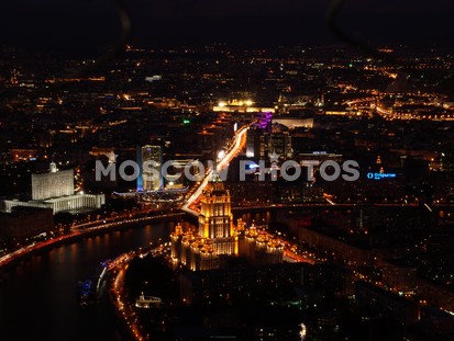 Ночная Москва с Сити - фото №283