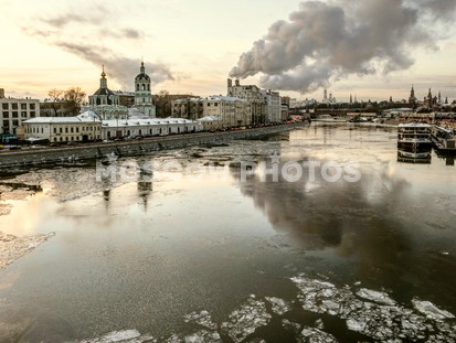 Москва-река зимой - фото №395