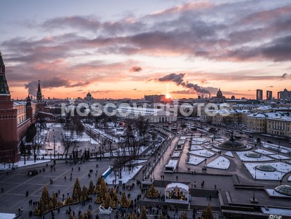 Закат с видом на Манежную площадь - фото №403