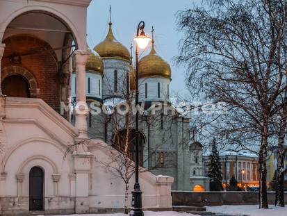 Зимний вечер в Кремле - фото №294
