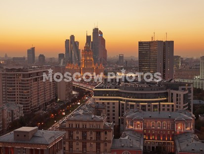 Вид на Новый Арбат и Украину сверху - фото №13