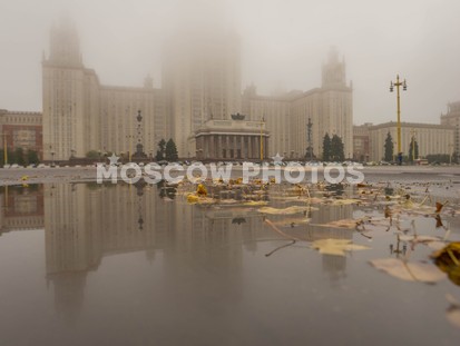 МГУ в туман - фото №260