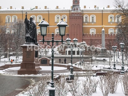 Александровский сад зимой - фото №570