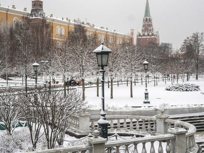 Александровский сад зимой - фото №572