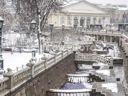 Александровский сад зимой - фото №573