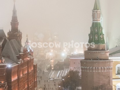 Туман и вид на Красную площадь - фото №585