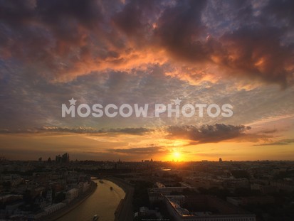 Москва сверху с Котельнической высотки - фото №34