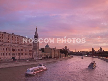 Вечер на Москва-реке Софийская набережная - фото №42