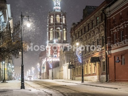 Улица Петровка в снегу - фото №610