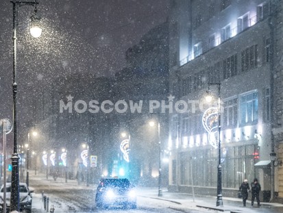 Улица Петровка в снегу - фото №611